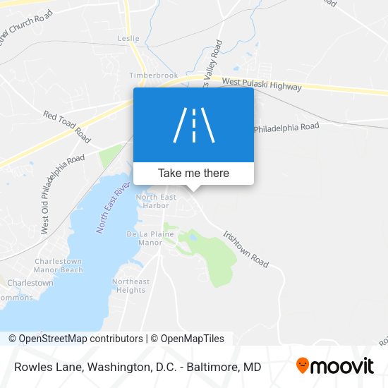 Rowles Lane map