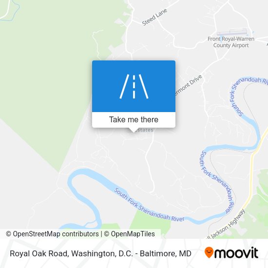 Mapa de Royal Oak Road