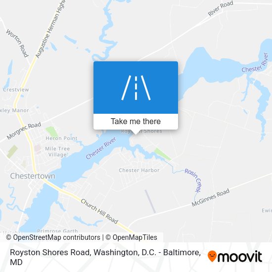 Mapa de Royston Shores Road