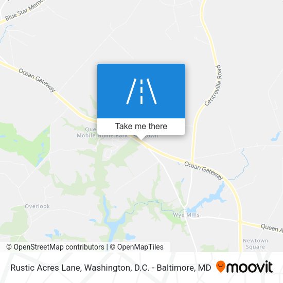 Rustic Acres Lane map
