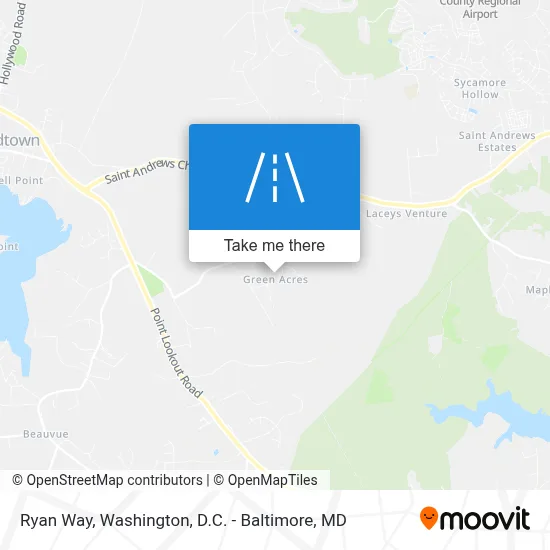 Ryan Way map