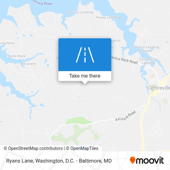 Ryans Lane map