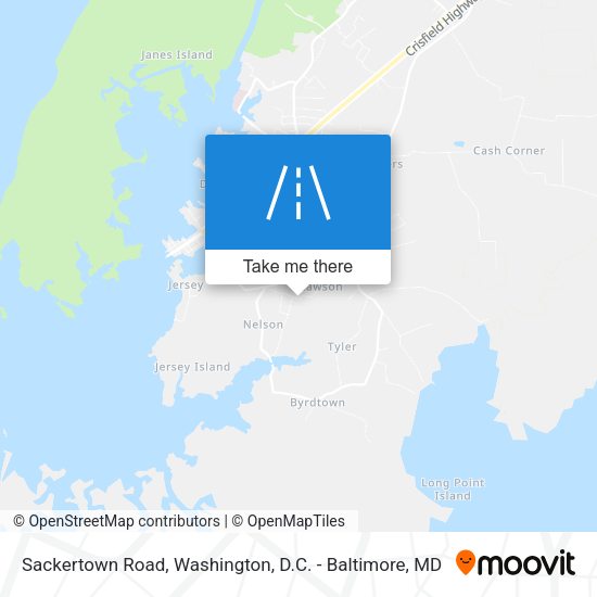Sackertown Road map