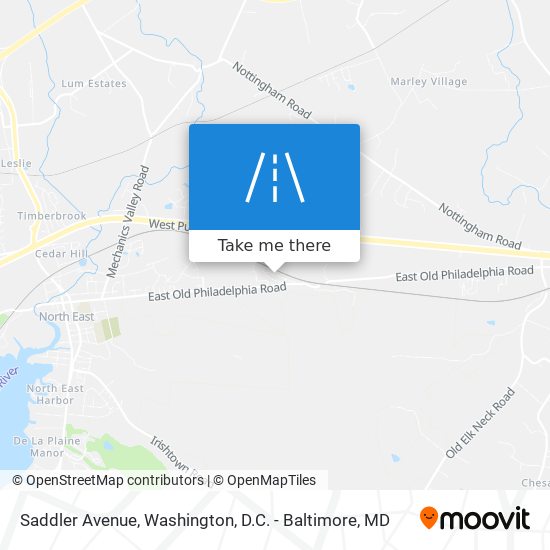 Mapa de Saddler Avenue