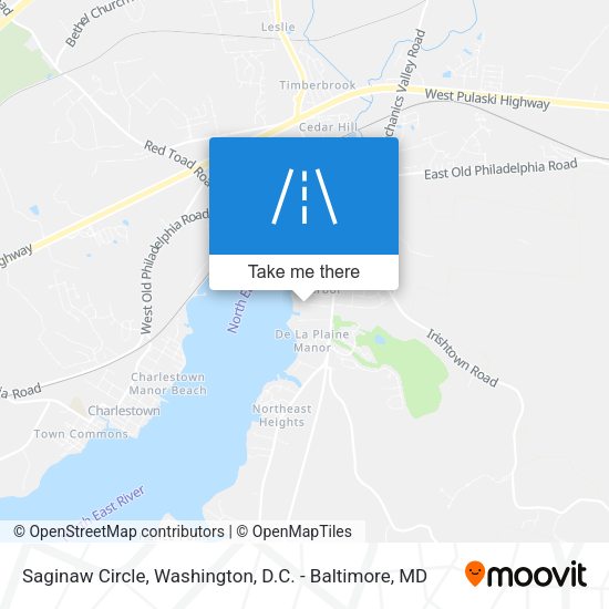 Saginaw Circle map
