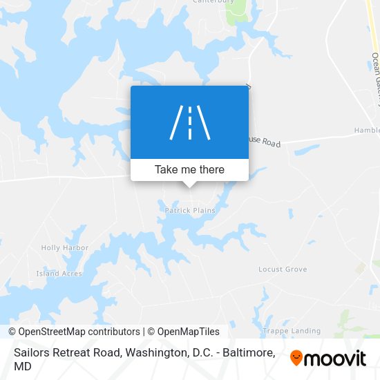 Mapa de Sailors Retreat Road
