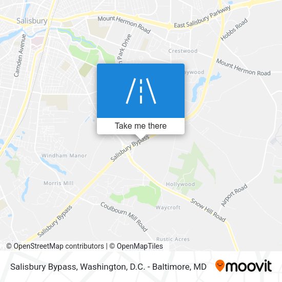 Salisbury Bypass map