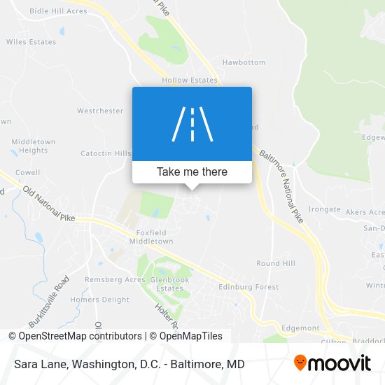 Sara Lane map