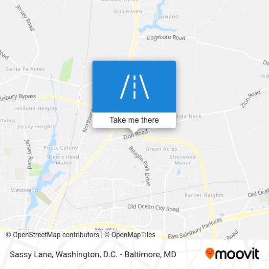 Sassy Lane map