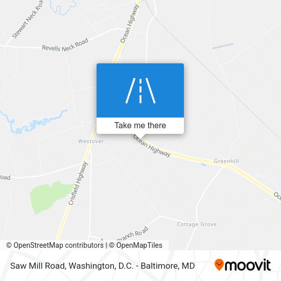 Saw Mill Road map