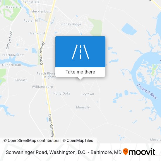 Schwaninger Road map