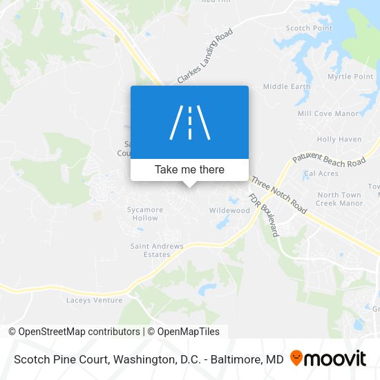 Mapa de Scotch Pine Court
