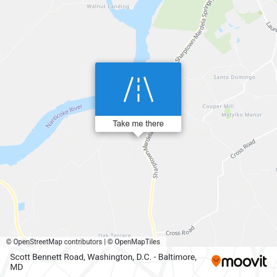 Mapa de Scott Bennett Road