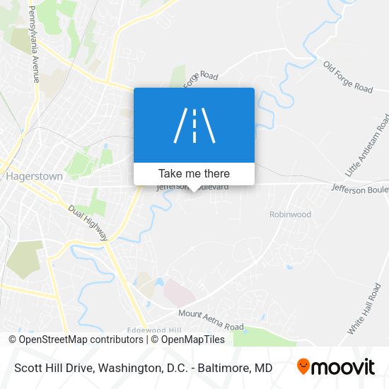Scott Hill Drive map