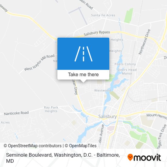Mapa de Seminole Boulevard