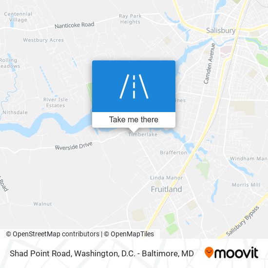 Mapa de Shad Point Road