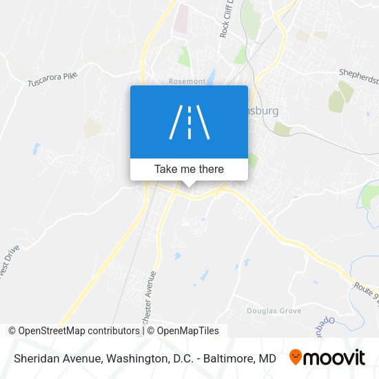 Sheridan Avenue map