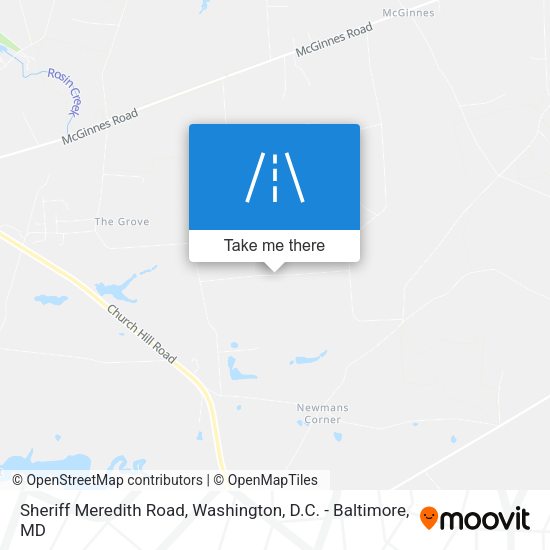Sheriff Meredith Road map
