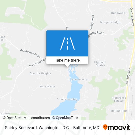 Shirley Boulevard map