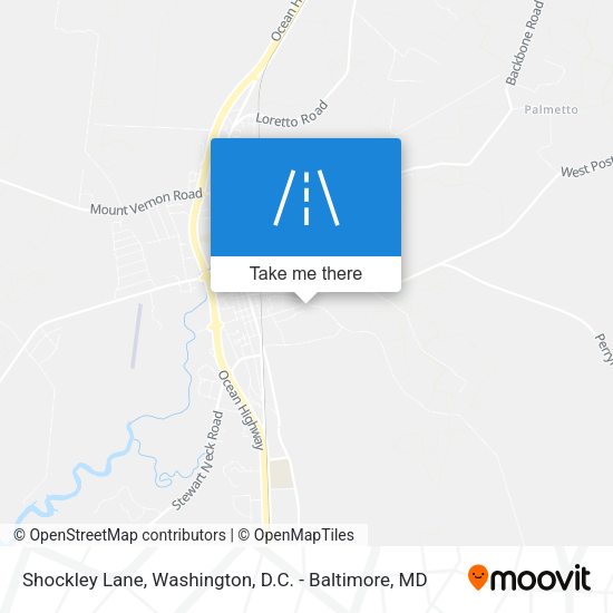 Shockley Lane map