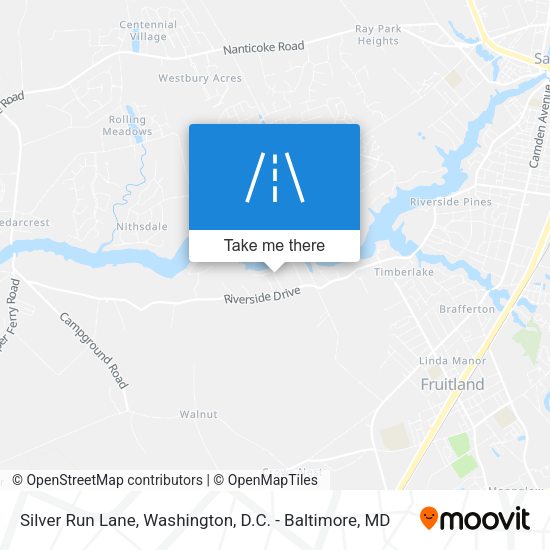 Mapa de Silver Run Lane