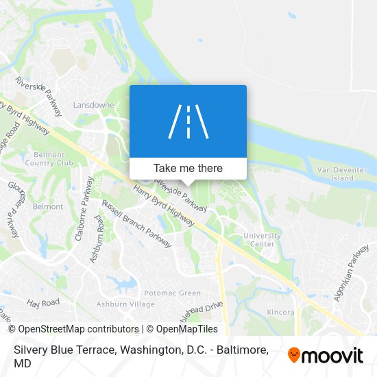 Silvery Blue Terrace map