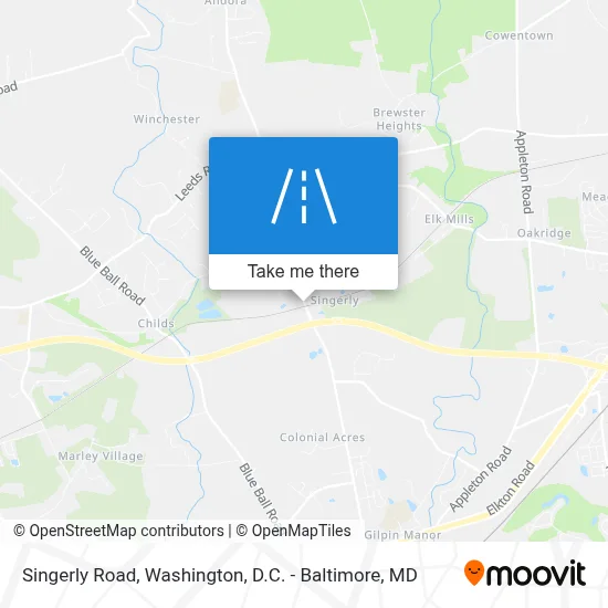 Singerly Road map