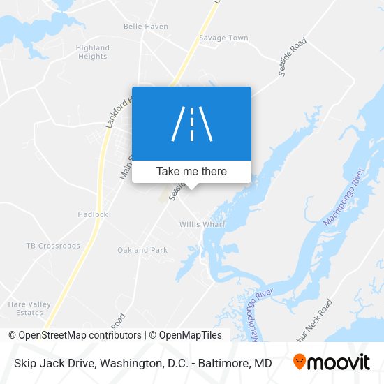 Skip Jack Drive map