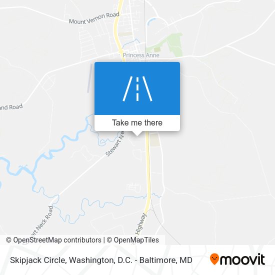 Skipjack Circle map