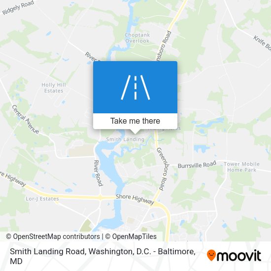Smith Landing Road map