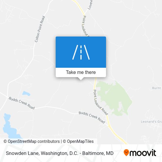 Snowden Lane map