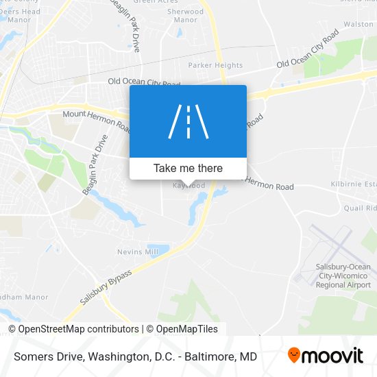 Somers Drive map