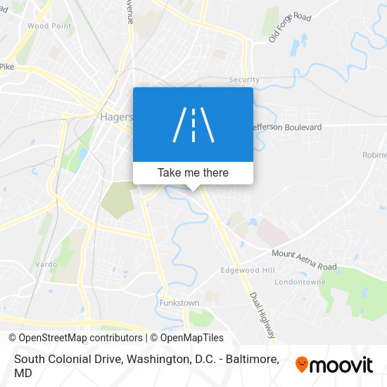 South Colonial Drive map