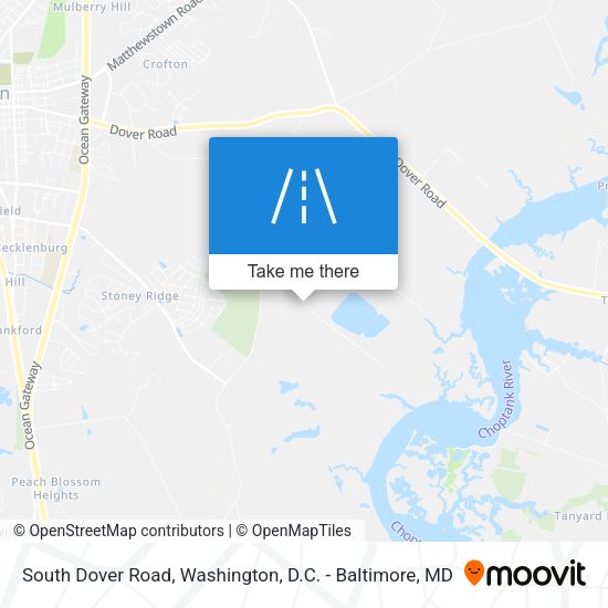 South Dover Road map