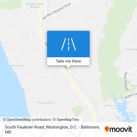 South Faulkner Road map