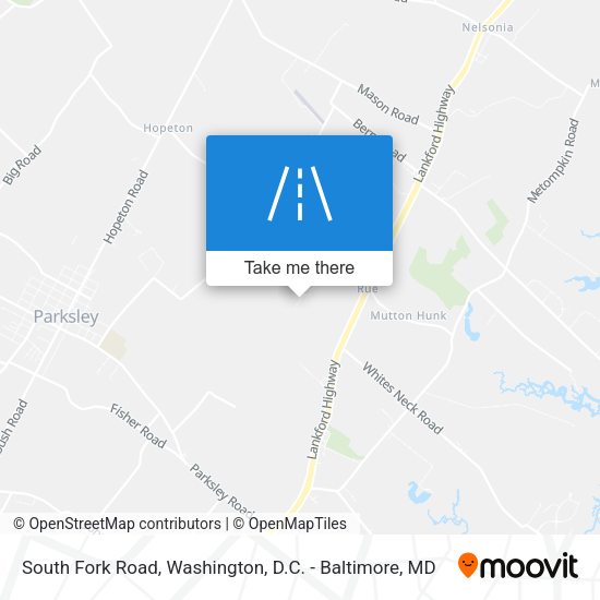 Mapa de South Fork Road