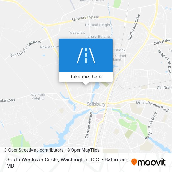 South Westover Circle map