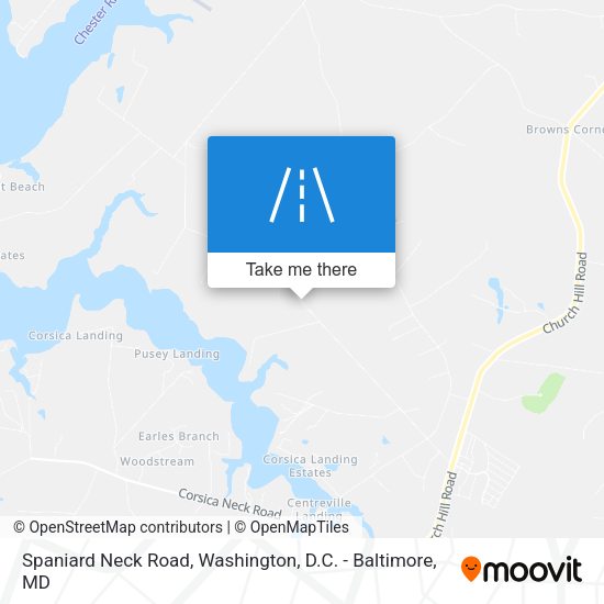 Mapa de Spaniard Neck Road