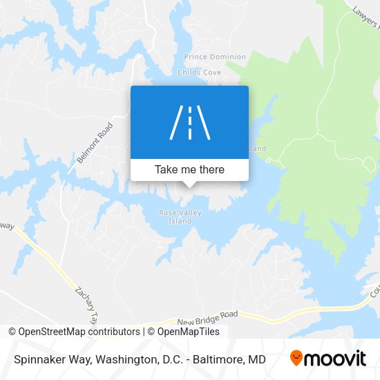 Spinnaker Way map