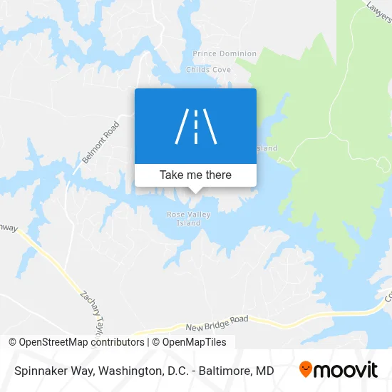Spinnaker Way map