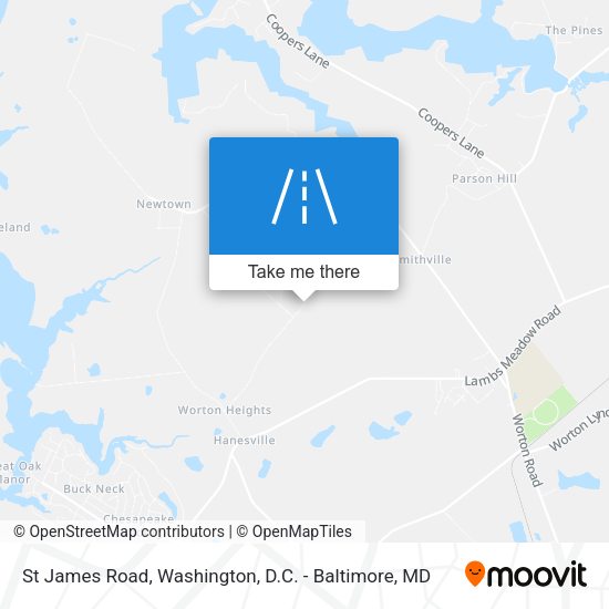 Mapa de St James Road