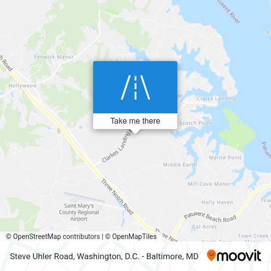 Mapa de Steve Uhler Road
