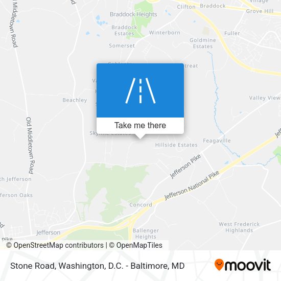 Stone Road map