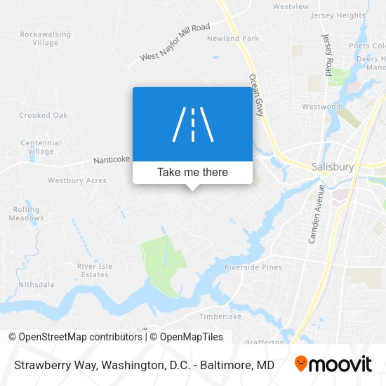 Strawberry Way map