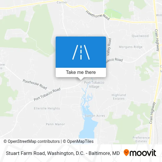 Stuart Farm Road map