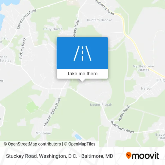 Stuckey Road map