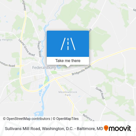 Sullivans Mill Road map