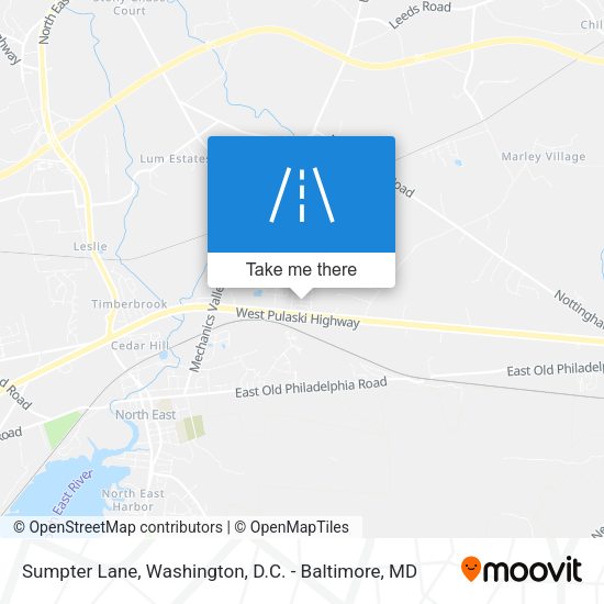 Sumpter Lane map
