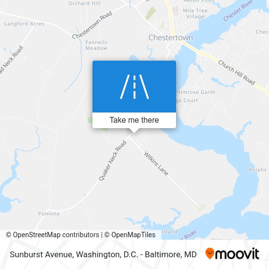 Mapa de Sunburst Avenue