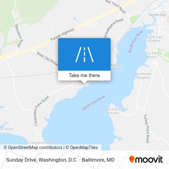 Sunday Drive map
